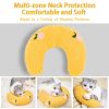 Cat Pillow, Small Pillow for Cat, Cat Blankets for Indoor, Pet Toy, Small Banana Donut Bed for Pets, Little Pillow for Cats No Heating Pad, Real Littl